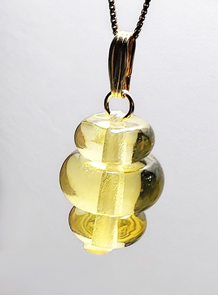 Yellow Andara Crystal Pendant