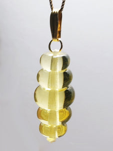 Yellow Andara Crystal Pendant