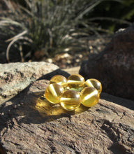 Load image into Gallery viewer, Yellow - Golden Andara Crystal Therapy/Meditation Ring - Tools4transformation