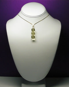 Yellow Andara Crystal Pendant (3 x 12mm)
