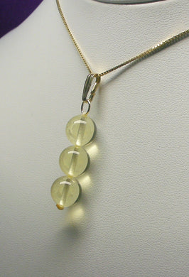 Yellow Andara Crystal Pendant (3 x 10mm)
