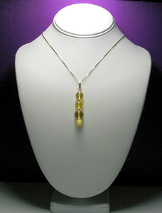 Yellow - Golden Andara Crystal with Gold  Pendant - Tools4transformation
