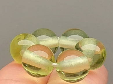 Yellow Green Andara Crystal Therapy/Meditation Ring