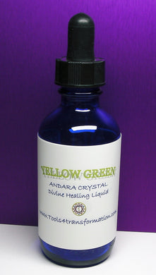 Yellow Green Andara Crystal Liquid